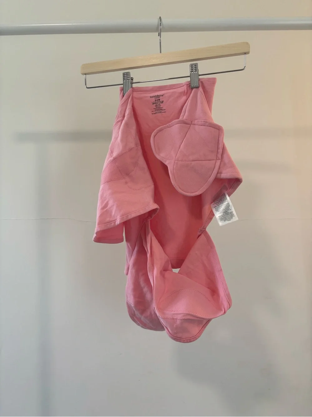 SwaddleMe Pink Heart Baby Swaddle Sack | 100% Cotton